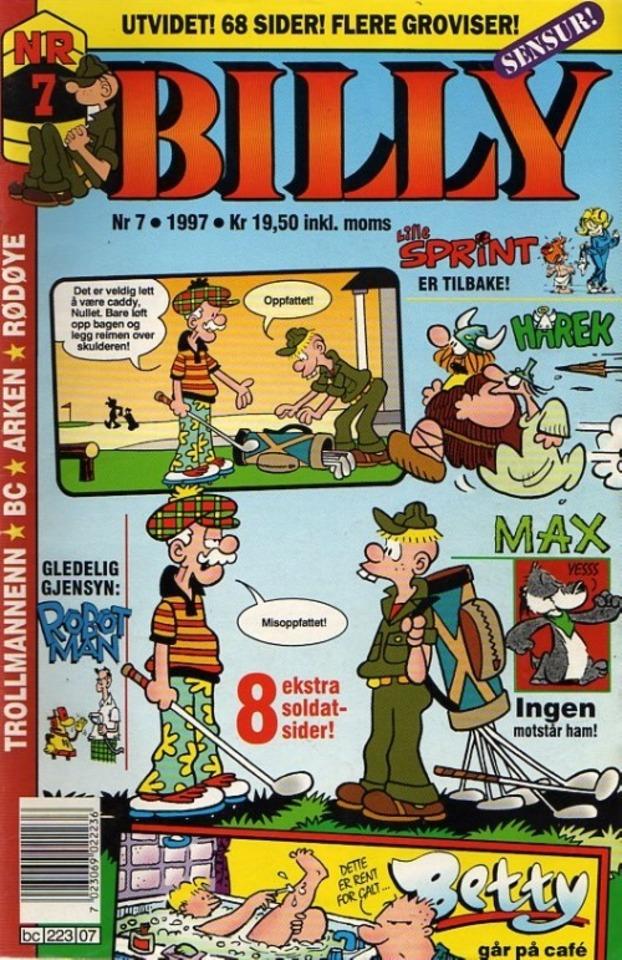 Billy #199707 cover