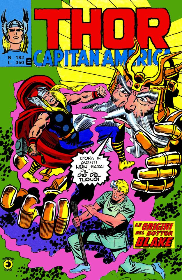 Thor e Capitan America #182