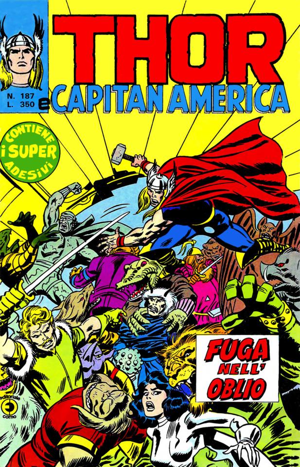 Thor e Capitan America #187