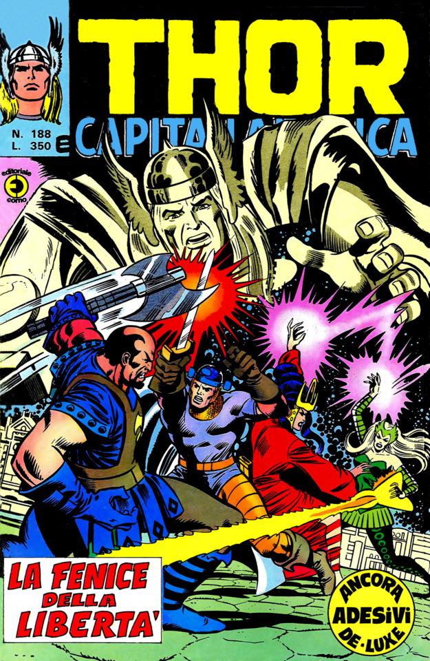 Thor e Capitan America #188