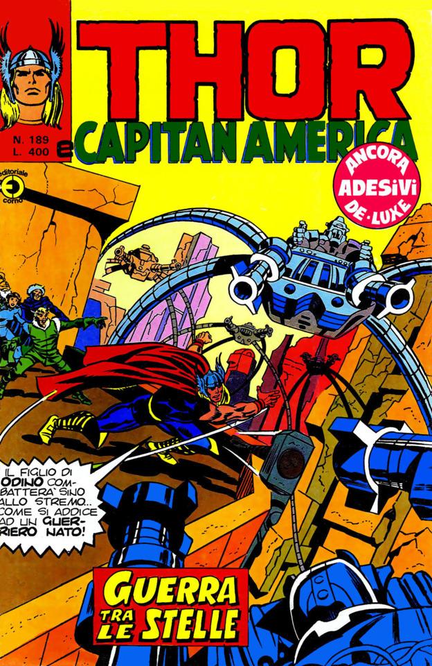 Thor e Capitan America #189