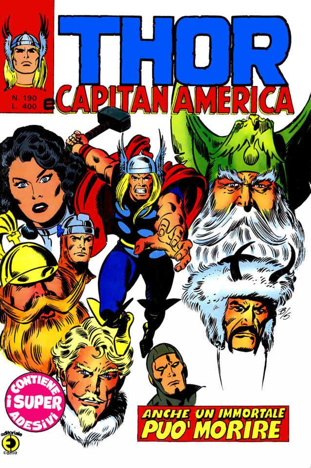 Thor e Capitan America #190
