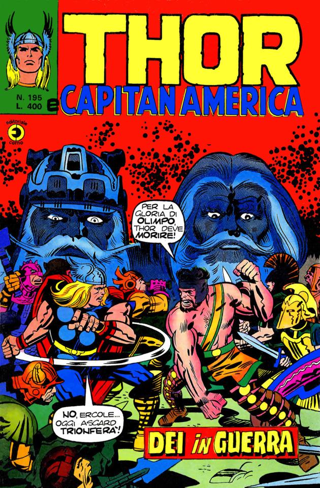 Thor e Capitan America #195