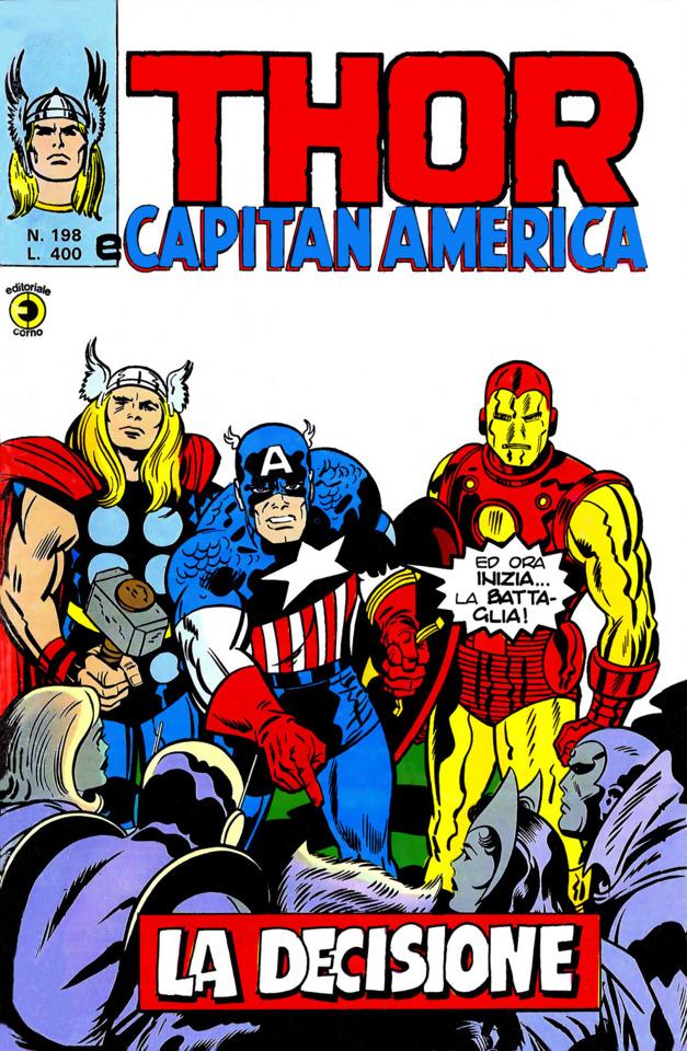 Thor e Capitan America #198