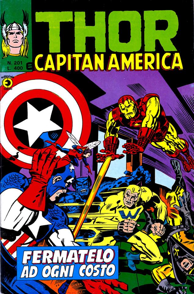 Thor e Capitan America #201