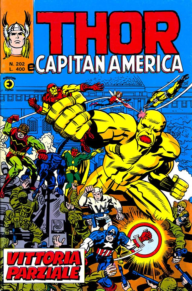 Thor e Capitan America #202