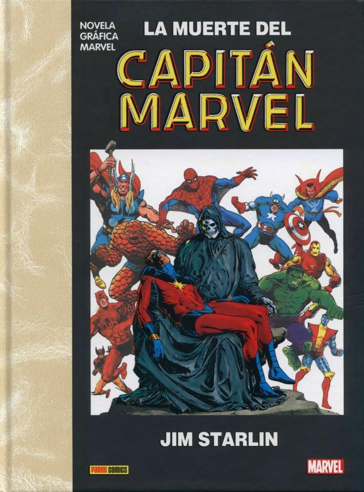 La Muerte del Capitán Marvel cover — © Panini España