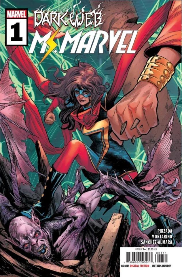Dark Web: Ms. Marvel cover — © Marvel