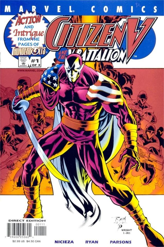 Citizen V and the V-Battalion cover — © Marvel