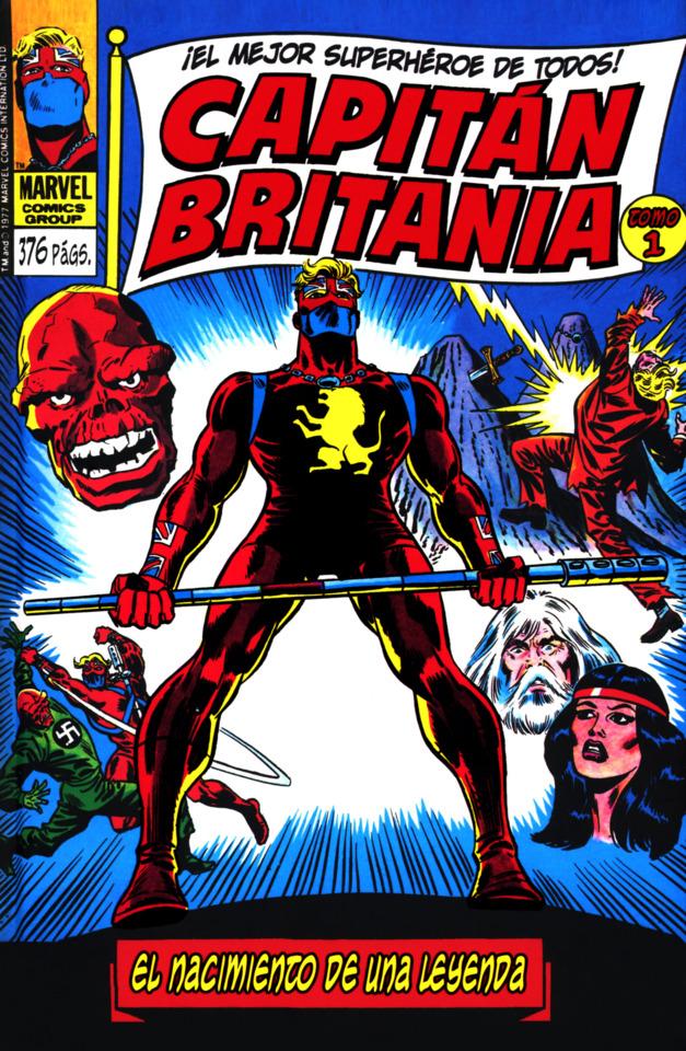 Marvel 80s Limited. Capitán Britania: El Nacimiento de una Leyenda cover — © Panini España
