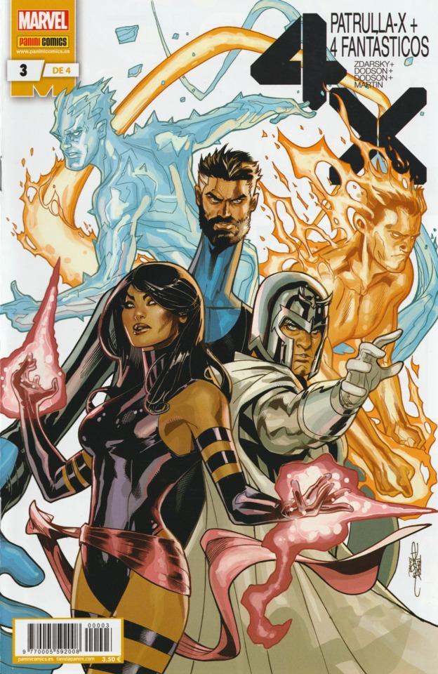 Patrulla-X + 4 Fantásticos #3 cover