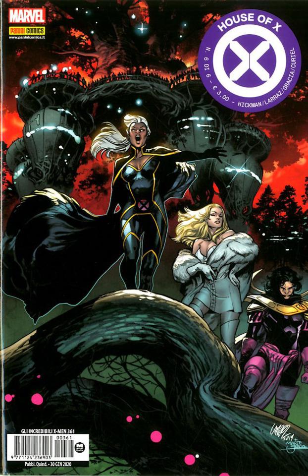 Gli Incredibili X-Men #361 cover