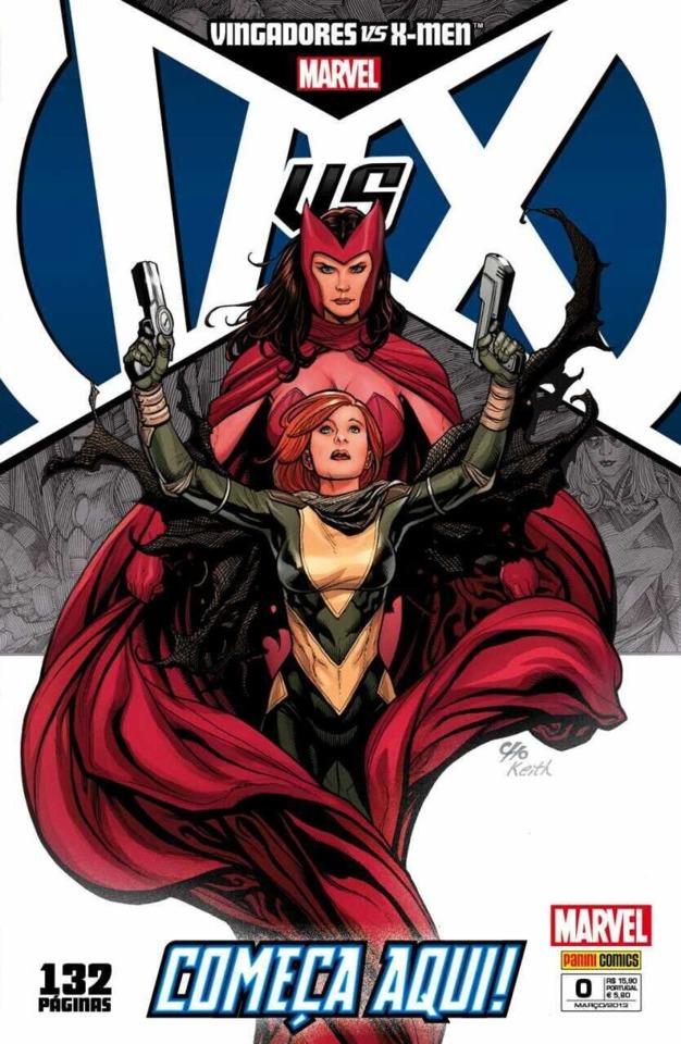 Vingadores vs. X-Men #0 cover