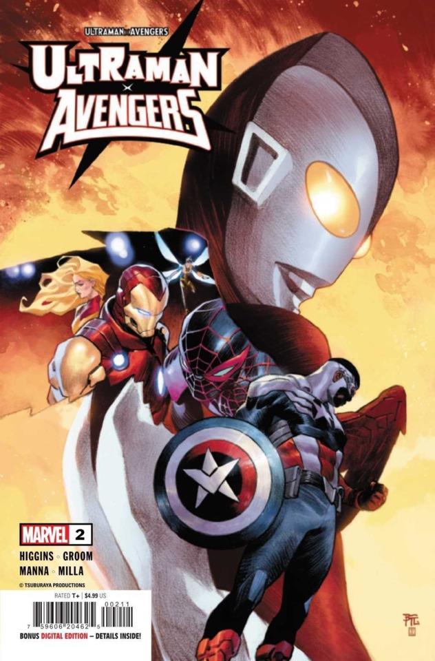 Ultraman x Avengers #2 cover