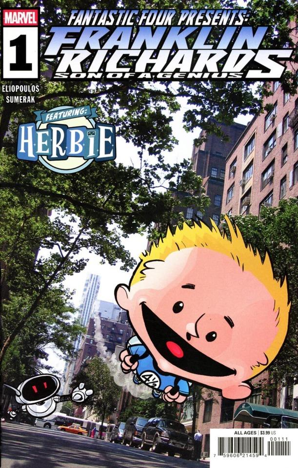 Fantastic Four Presents: Franklin Richards: Son of a Genius #1 cover