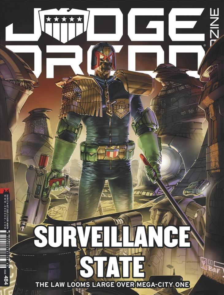 Judge Dredd Megazine #484 cover