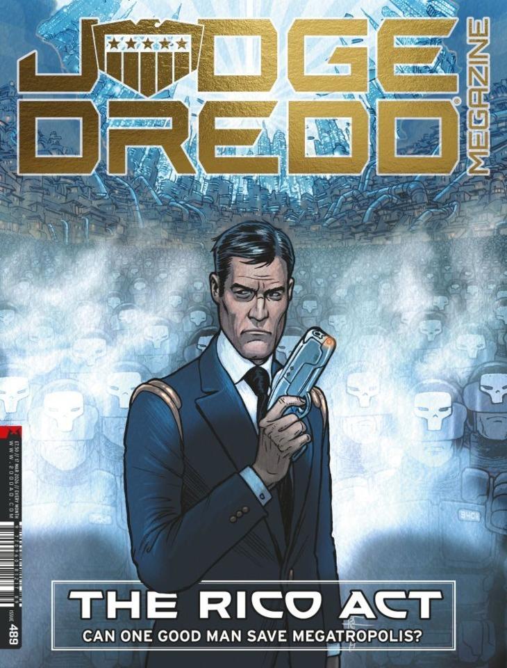 Judge Dredd Megazine #489 cover