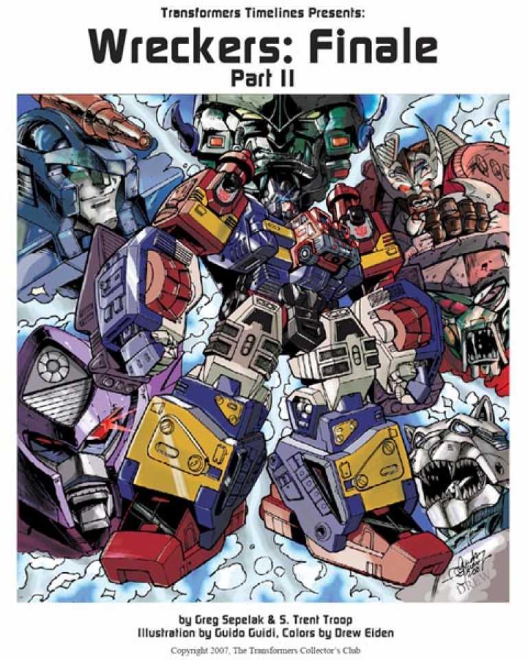 Transformers Timelines Presents; Wreckers: Finale Part II cover — © Fun Publications