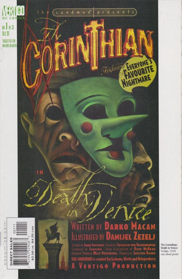 The Sandman Presents: The Corinthian cover — © DC Comics