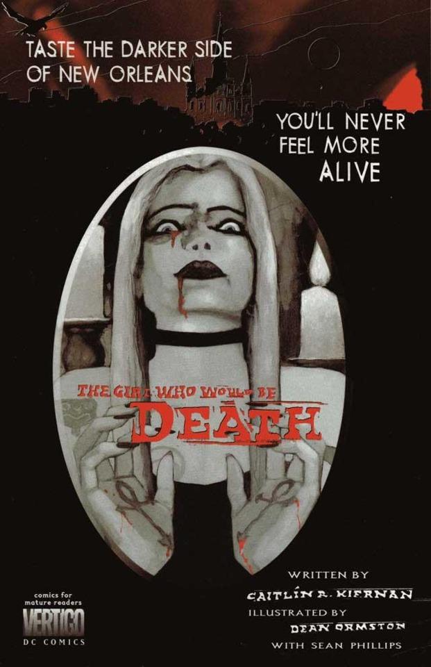 The Girl Who Would Be Death Preview #1 cover