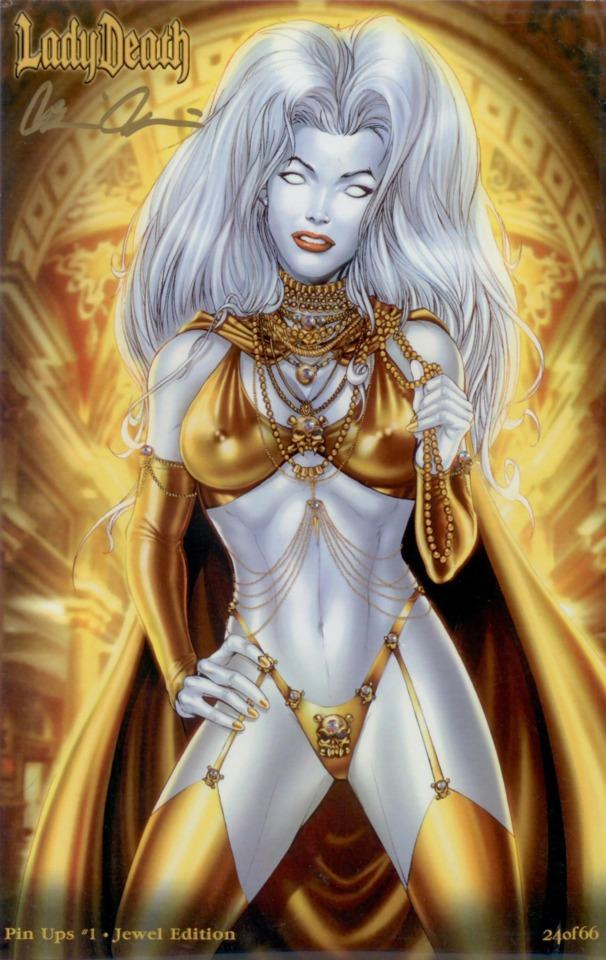 Lady Death: Pin Ups cover — © Coffin Comics