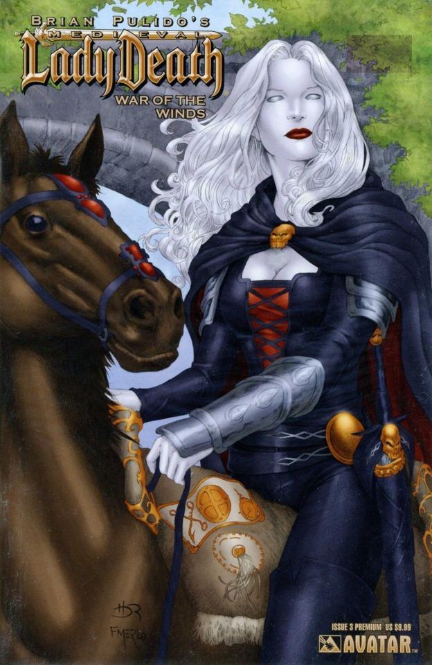 Brian Pulido's Medieval Lady Death: War of the Winds #3 cover