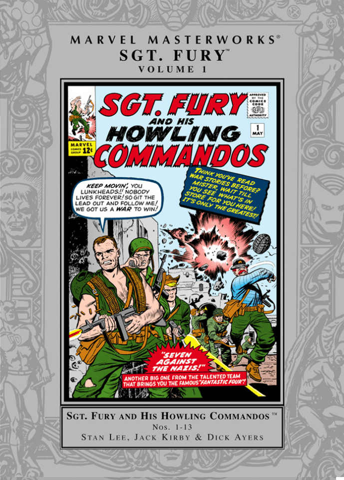 Marvel Masterworks: Sgt. Fury cover — © Marvel
