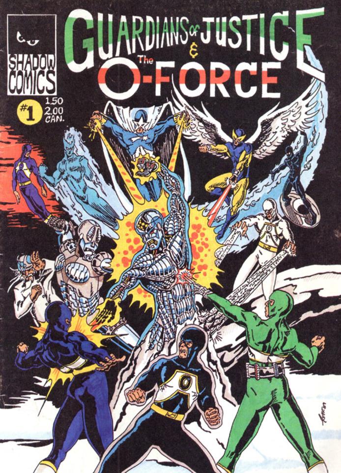 Guardians of Justice & The O-Force cover — © Shadow Comics