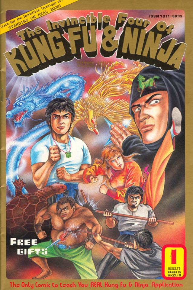 The Invincible Four of Kung Fu & Ninja cover — © Unknown Publisher