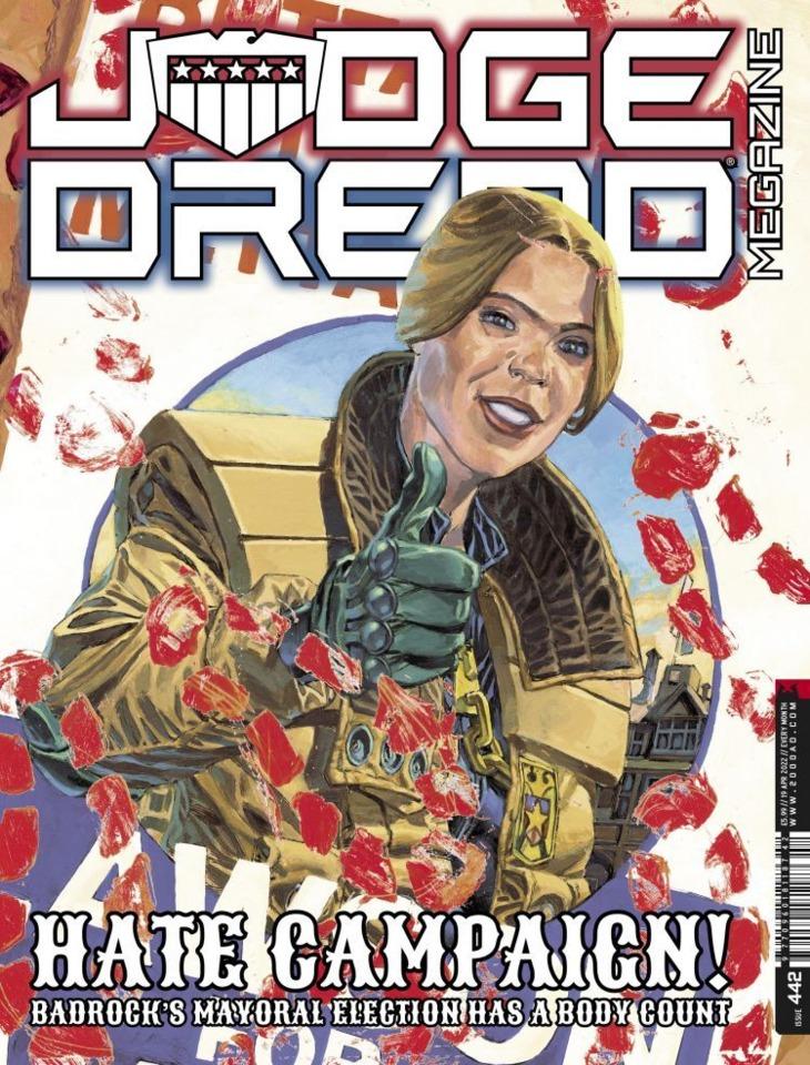 Judge Dredd Megazine #442 cover