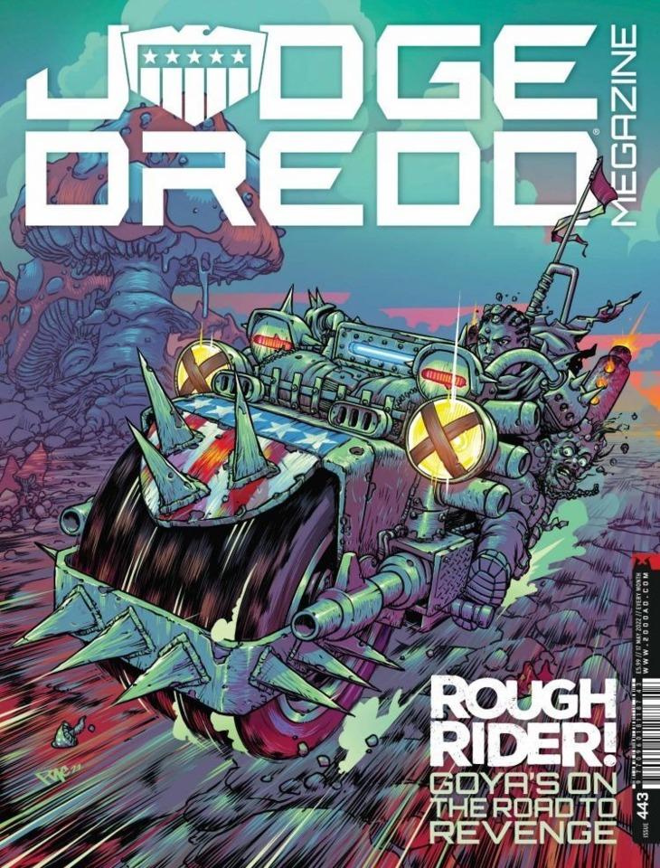 Judge Dredd Megazine #443 cover
