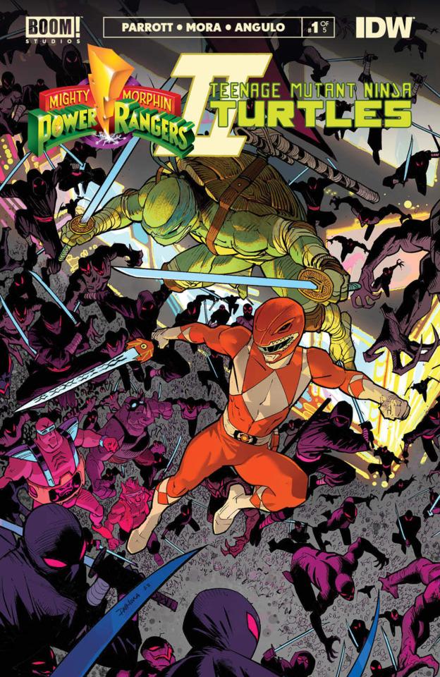 Mighty Morphin Power Rangers/Teenage Mutant Ninja Turtles II cover — © Boom! Studios