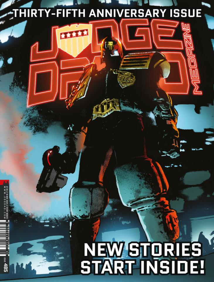 Judge Dredd Megazine #485 cover