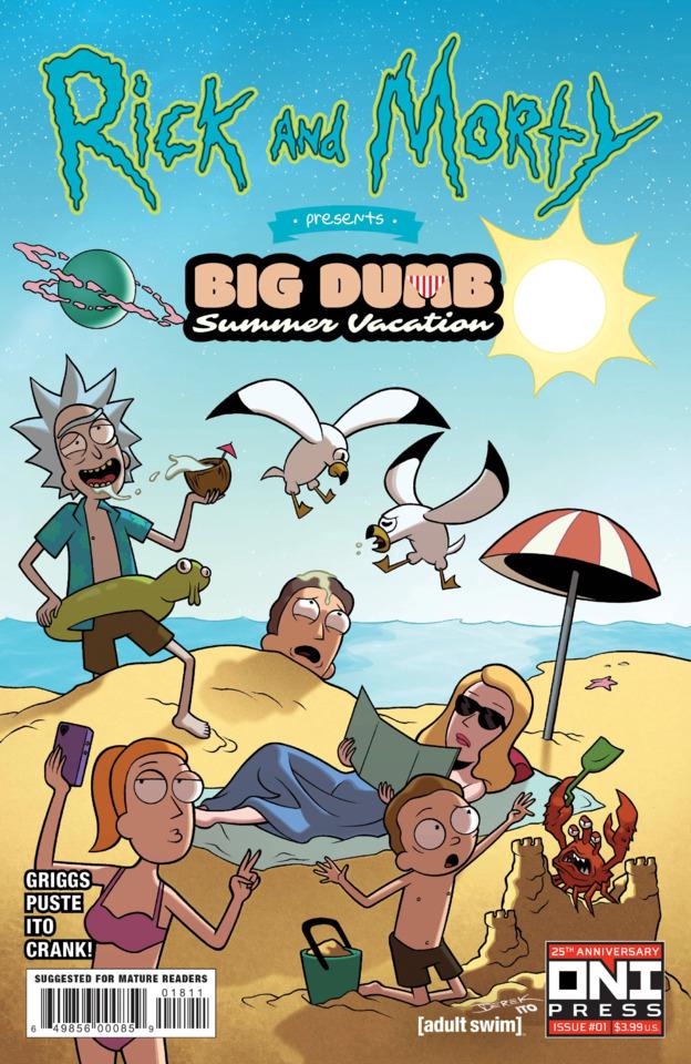 Rick and Morty Presents: Big, Dumb, Summer Vacation cover — © Oni Press