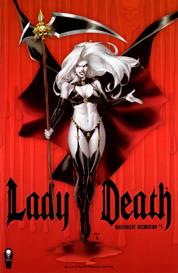 Lady Death: Malevolent Decimation (Black & White Premiere Edition) #1
