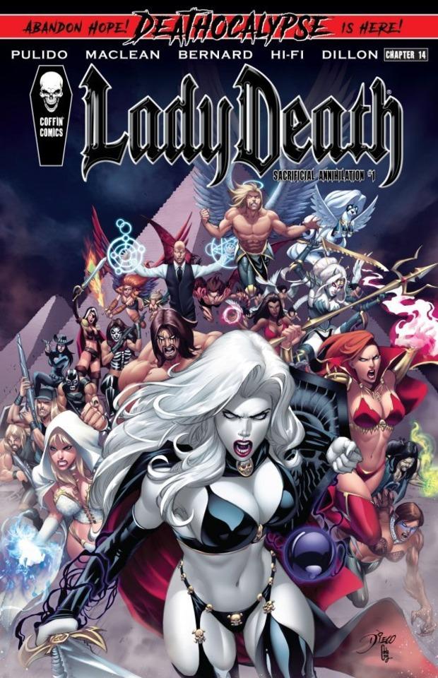 Lady Death: Sacrificial Annihilation #1 cover