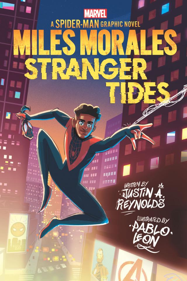 Miles Morales: Stranger Tides cover — © Scholastic Book Services