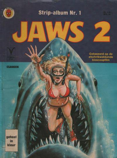 Jaws 2 strip-album cover — © De Vrijbuiter