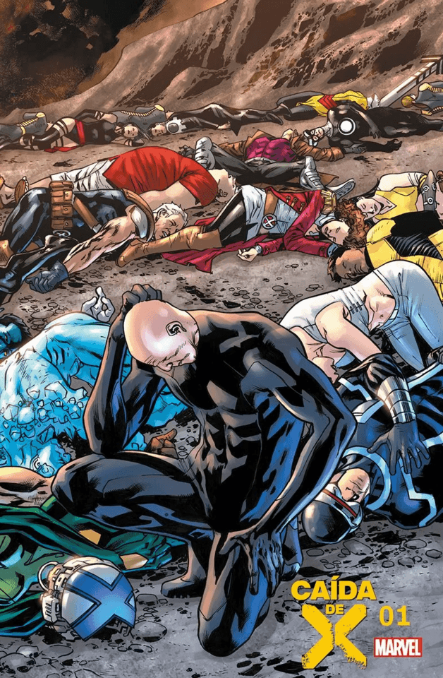 Caída de X #1 cover