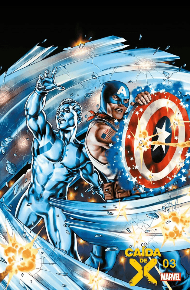 Caída de X #3 cover