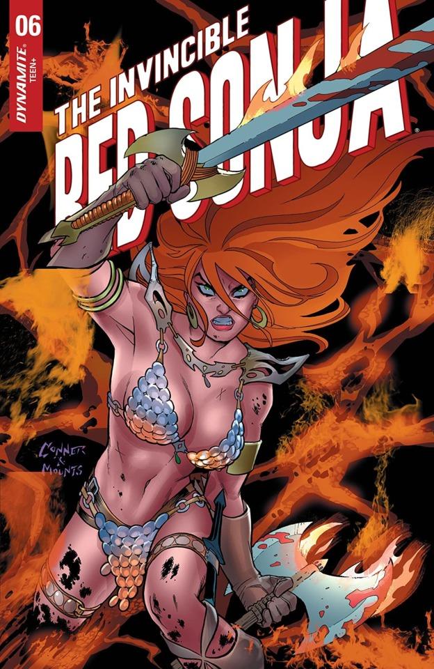 The Invincible Red Sonja #6 cover