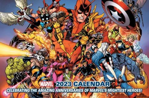 Marvel 2023 Calendar cover — © Marvel