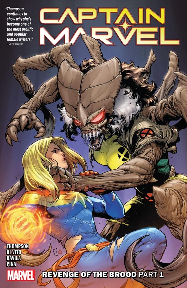 Captain Marvel:  Revenge Of The Brood Part 1 #1