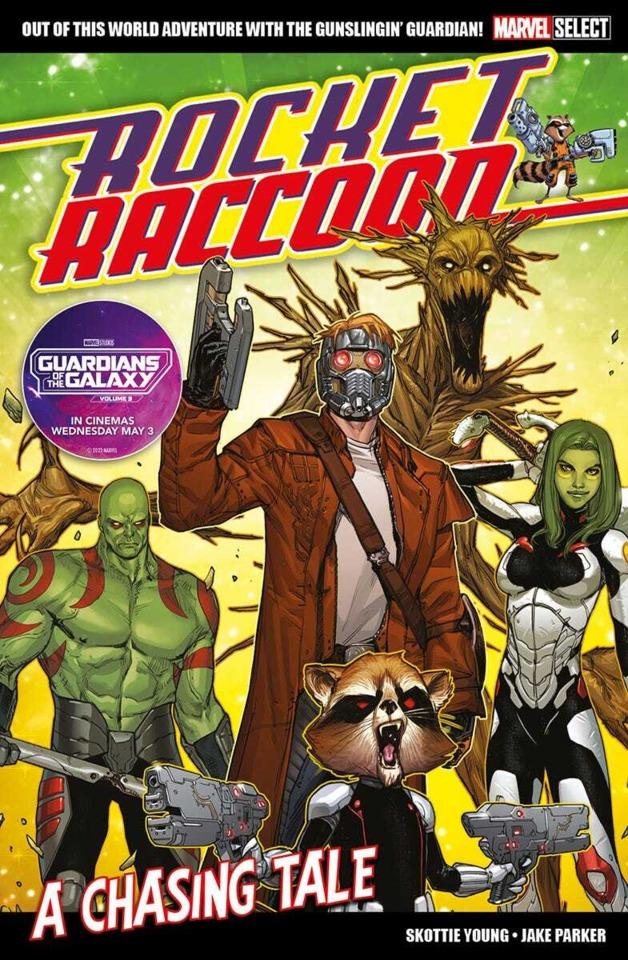 Marvel Select: Rocket Raccoon - A Chasing Tale cover — © Marvel UK/Panini UK