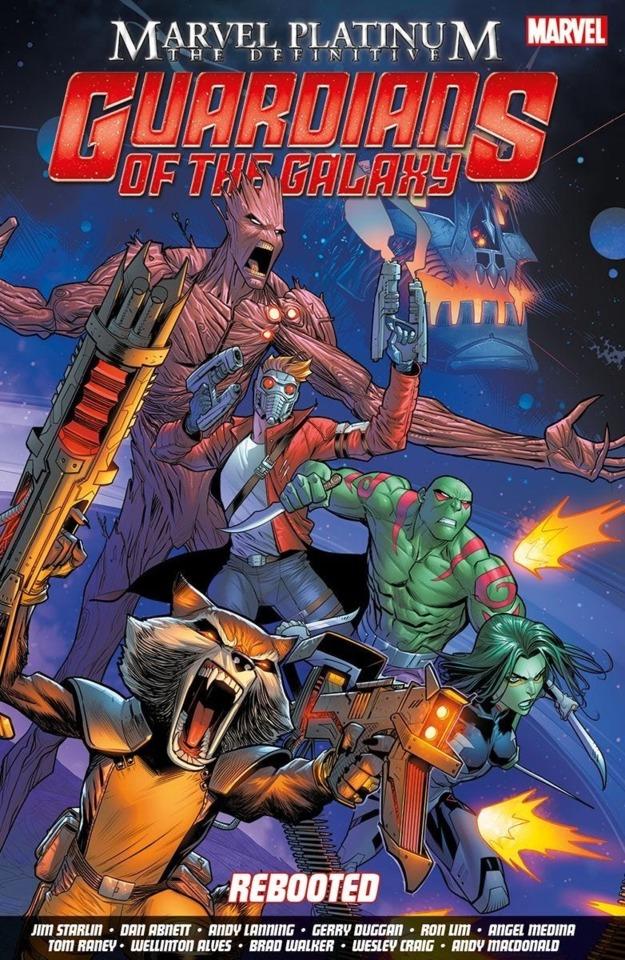 Marvel Platinum: Guardians of the Galaxy - Rebooted cover — © Marvel UK/Panini UK