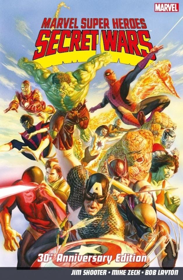 Marvel Super Heroes: Secret Wars: 30th Anniversary Edition cover — © Marvel UK/Panini UK