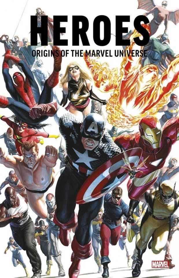 Heroes: Origins of the Marvel Universe cover — © Marvel UK/Panini UK