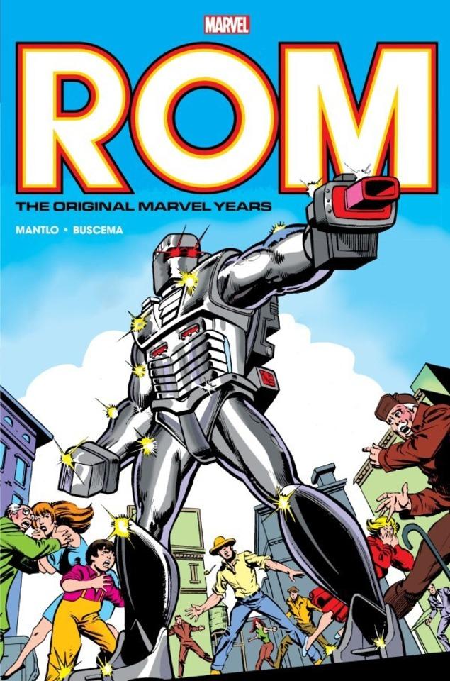 Rom: The Original Marvel Years Omnibus cover — © Marvel