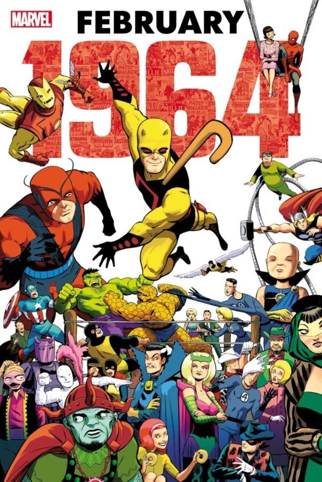 Marvel: February 1964 Omnibus  cover — © Marvel