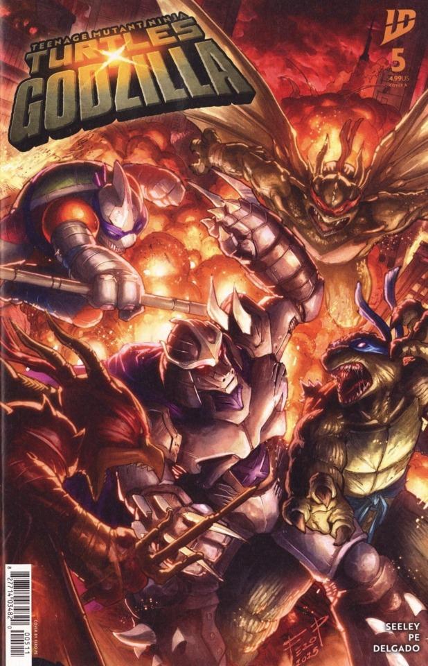 Teenage Mutant Ninja Turtles x Godzilla #5